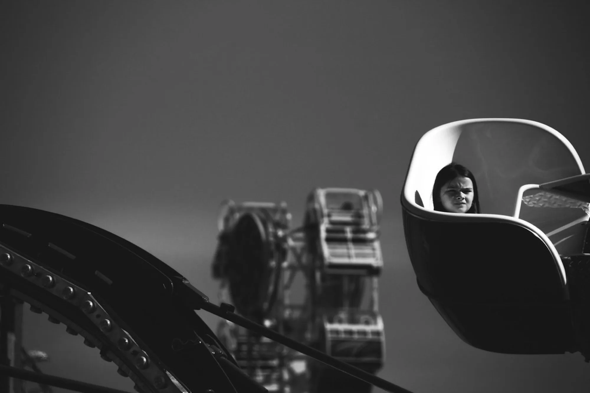 Carnival, in black and white. Misc photography by Robin Mehdee, South Florida.