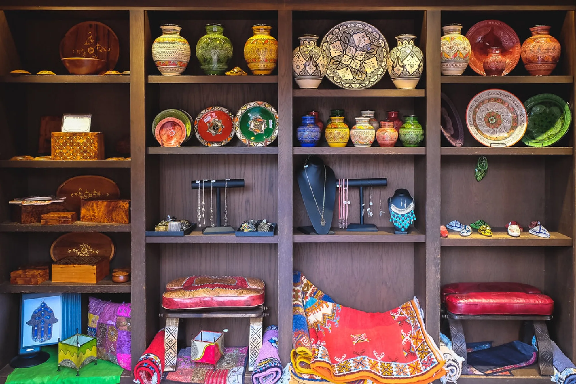 A shelf of treasures. Misc photography by Robin Mehdee, South Florida.